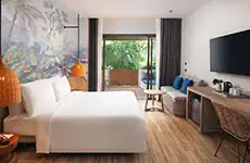 Premier-Zimmer Gartenblick Terrasse