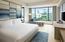 Deluxe Zimmer mit Poolblick