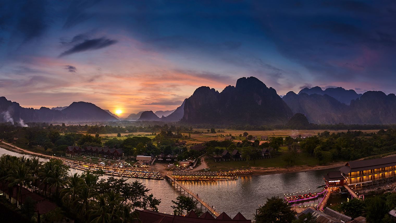 Nature’s Grand Backdrop - Amari Vang Vieng